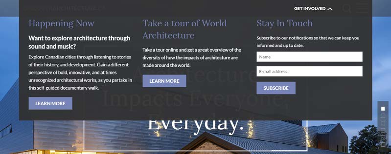 Discover architecture - User Experience and Information Architecture WordPress development