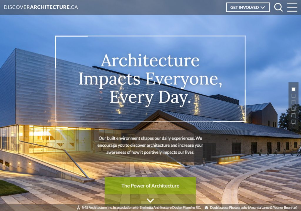 Discoverarchitecture.ca – architecture in daily living