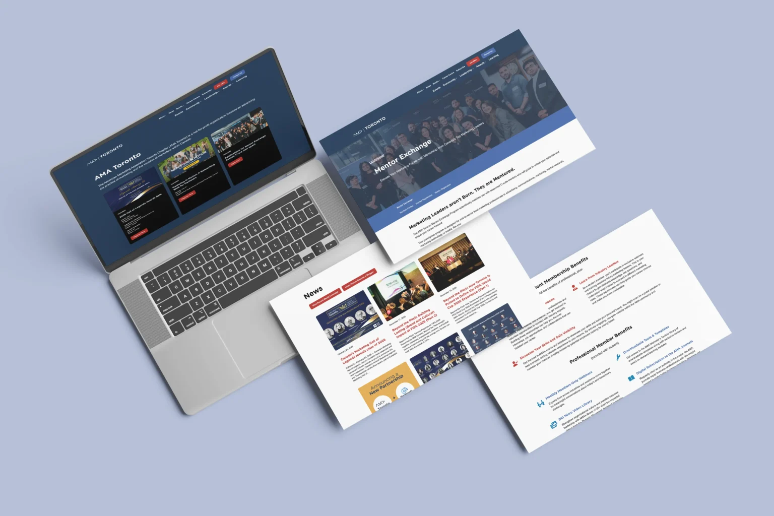 WordPress Rebuild & Digital Foundation for AMA Toronto